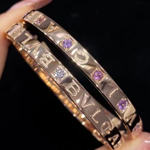 Bvlgari Womens Bracelet Diamond Gold 18K Custom (2)