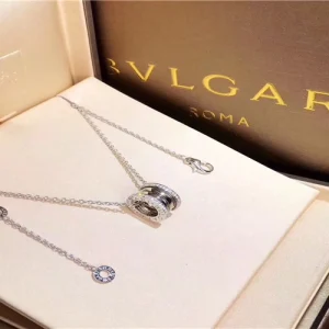 Bvlgari Zero1 Necklace Diamond 18K Gold Custom (2)