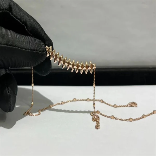 Cartier De Clash Womens Necklace 18K Rose Gold Custom (2)