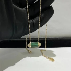 Cartier De Les Berlingots Womens Necklace Custom Diamond Rose Gold 18K (2)