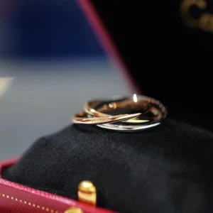 Cartier Engagement Rings Custom 18K Rose Gold (2)