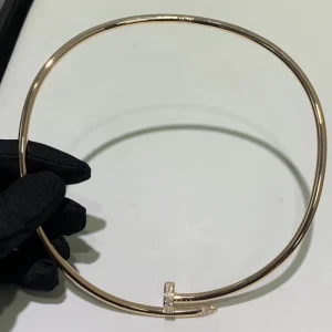 Cartier Juste Un Clou Women's Necklace Custom Diamonds Gold 18K (1)