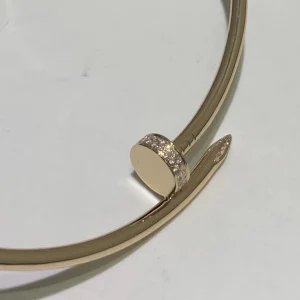 Cartier Juste Un Clou Women's Necklace Custom Diamonds Gold 18K (1)