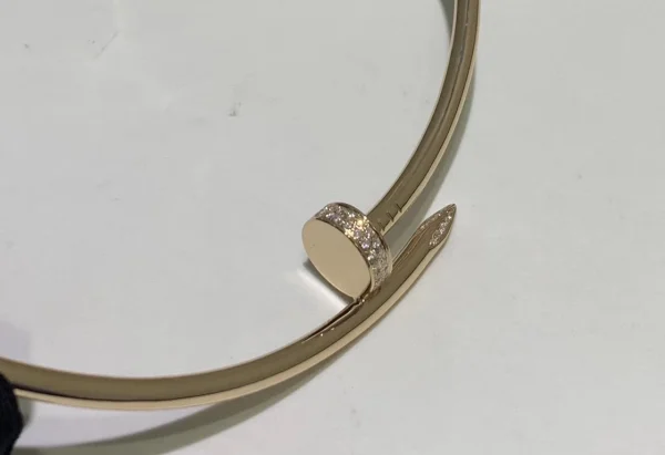 Cartier Juste Un Clou Women's Necklace Custom Diamonds Gold 18K (1)