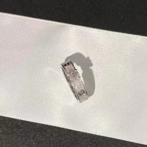 Cartier Love Rings Custom Diamond 18K White Gold (2)