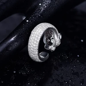 Cartier Panthere Rings Custom Natural Diamond White Gold 18K (2)