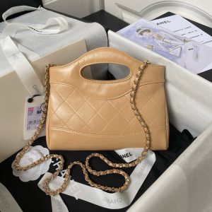 Chanel 31 Nano Mini Womens Replica Bags Calfskin Size 21x17cm (2)