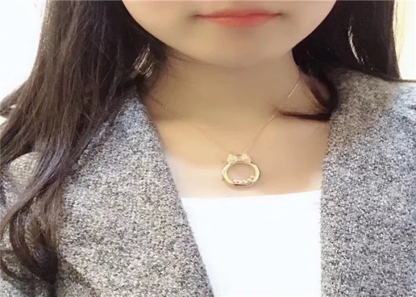 Chopard Happy Icons Pendant Necklace Custom 18K Gold Diamond (2)