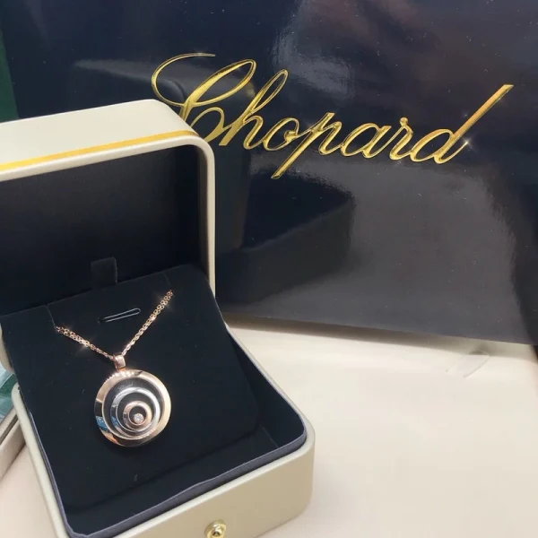 Chopard Large Spirit Heart Diamond 18K Gold Custom Necklace (2)
