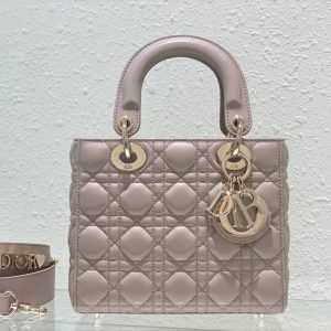 Dior Lady My ABC Womens Light Pink Replica Bags Size 20cm (2)