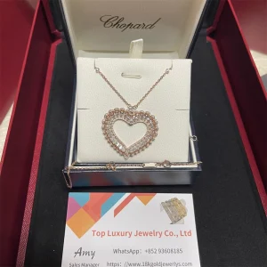 Glamira Loreto Womens Necklace Custom 18K Rose Gold Diamond (2)