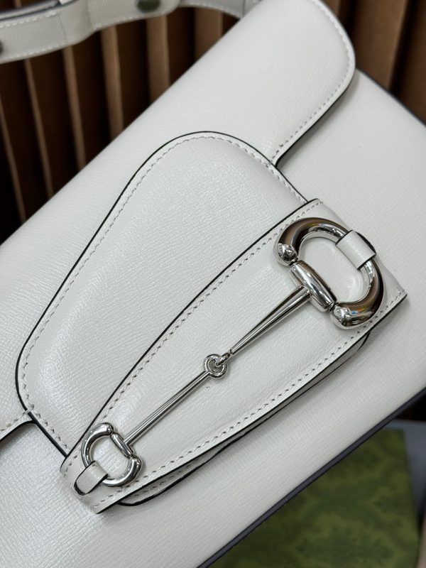 Gucci Horsebit 1955 White Womes Replica Bags Size 26cm (2)