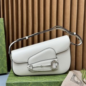 Gucci Horsebit 1955 White Womes Replica Bags Size 26cm (2)