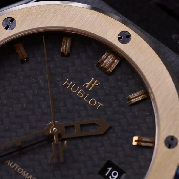 Hublot Best Replica Watch Classic Fusion Ceramic Demi Carbon Dial 42mm (1)