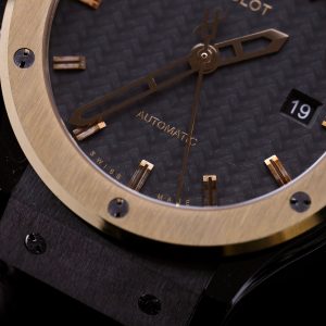 Hublot Best Replica Watch Classic Fusion Ceramic Demi Carbon Dial 42mm (1)