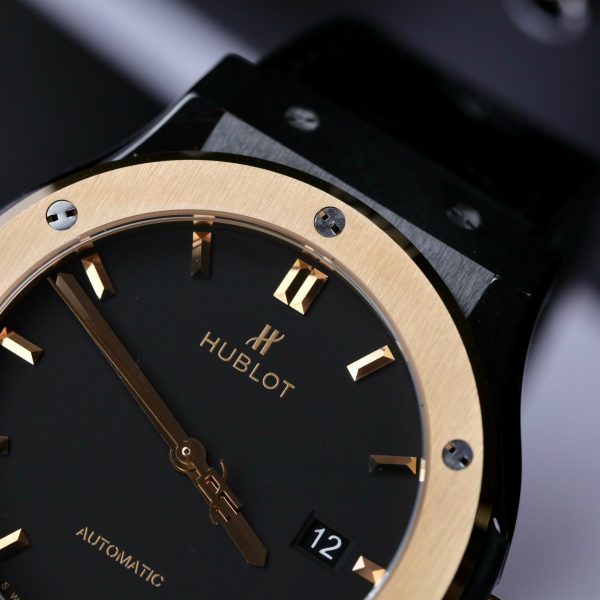 Hublot Best Replica Watch Classic Fusion Ceramic Demi King Gold 42mm (2)