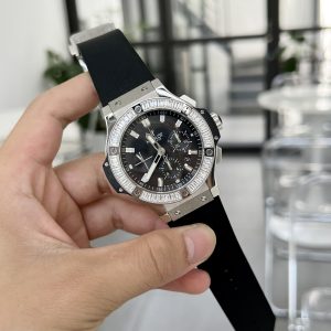 Hublot Big Bang Chronograph Titanium Black Color Rep Watch 44mm (5)