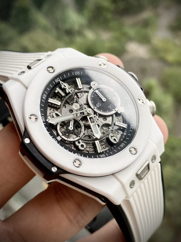 Hublot Big Bang Unico White Ceramic Replica Watch BBF Factory (11)