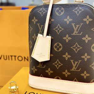 Louis Vuitton Alma Monogram Replica Backpack Brown Size 15x20x10cm (2)