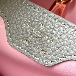 Louis Vuitton Capucines BB Replica Bags Womens Gray Size 27x18x9cm (2)