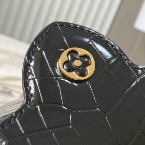 Louis Vuitton LV Capucines Crocodile Replica Bags Black Size 21x14x8cm (2)