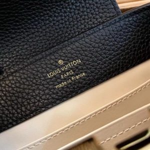 Louis Vuitton LV Capucines Mini Womens Replica Bags Black Size 21x14x8cm (1)