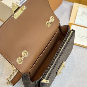 Louis Vuitton LV Marceau Monogram Womens Lock Gold Replica Bags Size 24.5x16x6 (2)
