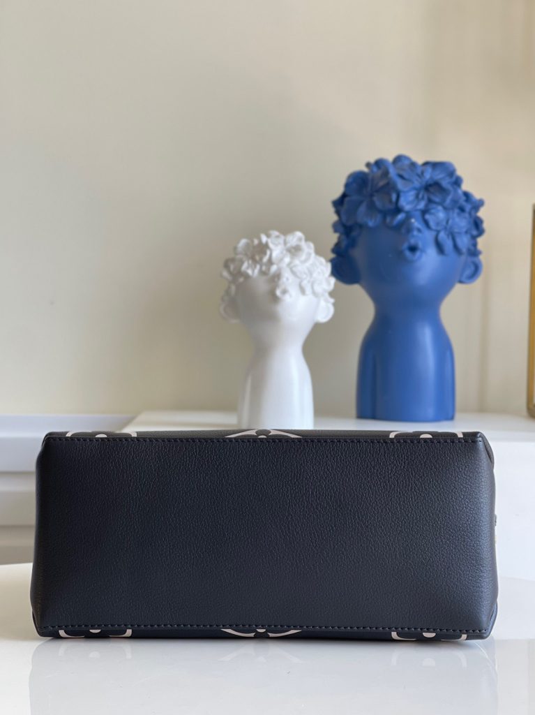 Louis Vuitton LV Petit Palais Womens Replica Bags Black Size 29x18cm (2)