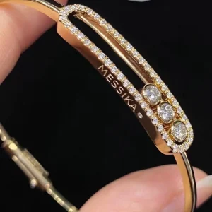 Messika Move Classic Bracelet Custom Diamond 18K Rose Gold (3)