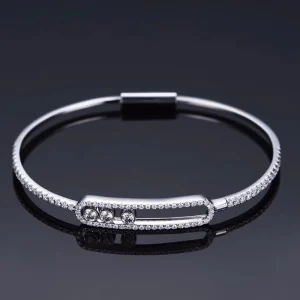 Messika Move Pave Custom Diamond White Gold 18K Bracelet (2)