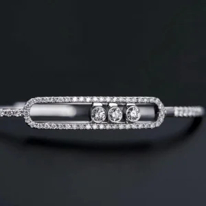 Messika Move Pave Custom Diamond White Gold 18K Bracelet (2)