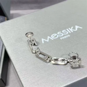 Messika Women Earrings Custom Diamond White Gold 18K (2)