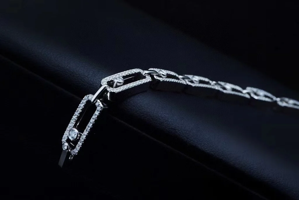 Messika Womens Bracelet Diamond 18K White Gold Custom (2)