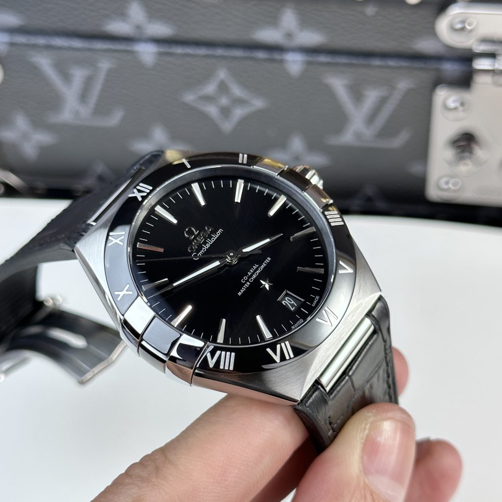 Omega Constellation Replica Watch Black Color VS Factory 41mm (7)