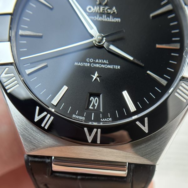 Omega Constellation Replica Watch Black Color VS Factory 41mm (7)
