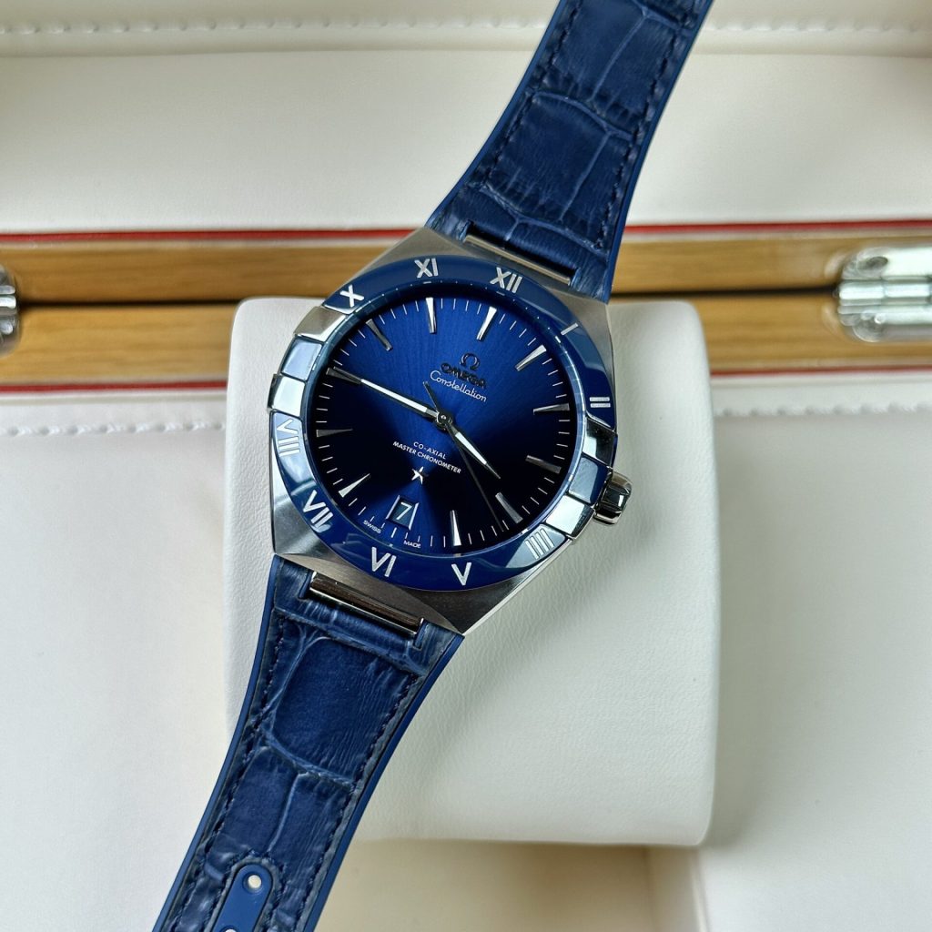 Omga Constellation Best Replica Watch Blue Dial VS Factory 41mm (1)