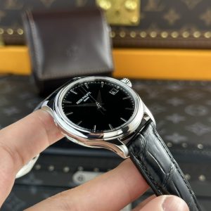 Patek Philippe Calatrava 5227G Black Dial Best Replica Watch 3K Factory 39mm (1)