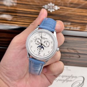 Patek Philippe Complications 4947G Diamonds Best Replica Watch 38mm (1)