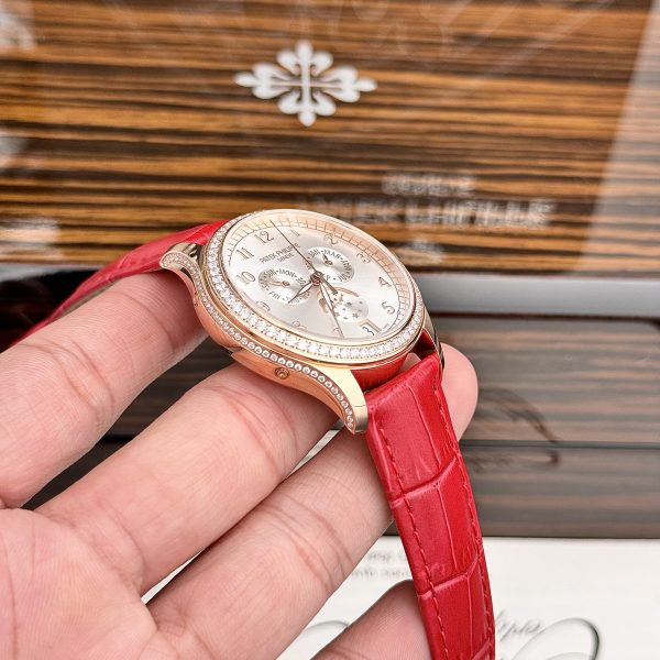 Patek Philippe Complications 4947R Red Leather Strap Best Replica 38mm (6)