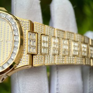 Patek Philippe Nautilus 5719 Full Diamonds Best Replica Watches 40mm (4)