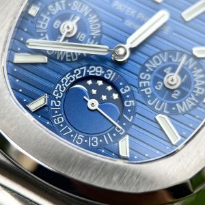 Patek Philippe Replica Watches Nautilus 5740 Blue Dial PPF Factory 40mm (1)