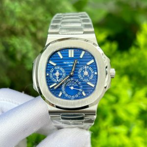 Patek Philippe Replica Watches Nautilus 5740 Blue Dial PPF Factory 40mm (4)