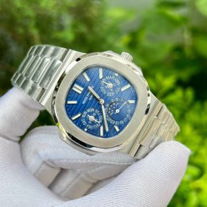 Patek Philippe Replica Watches Nautilus 5740 Blue Dial PPF Factory 40mm (5)