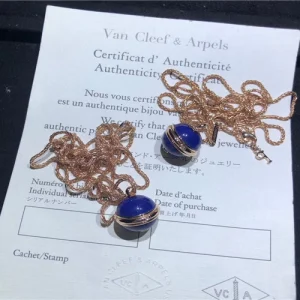 Piaget Womens Necklace Custom Diamond 18K Rose Gold (2)