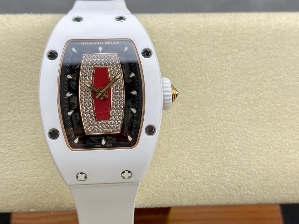 Richard Mille RM007 White Ceramic Best Replica Watch 36mm (1)