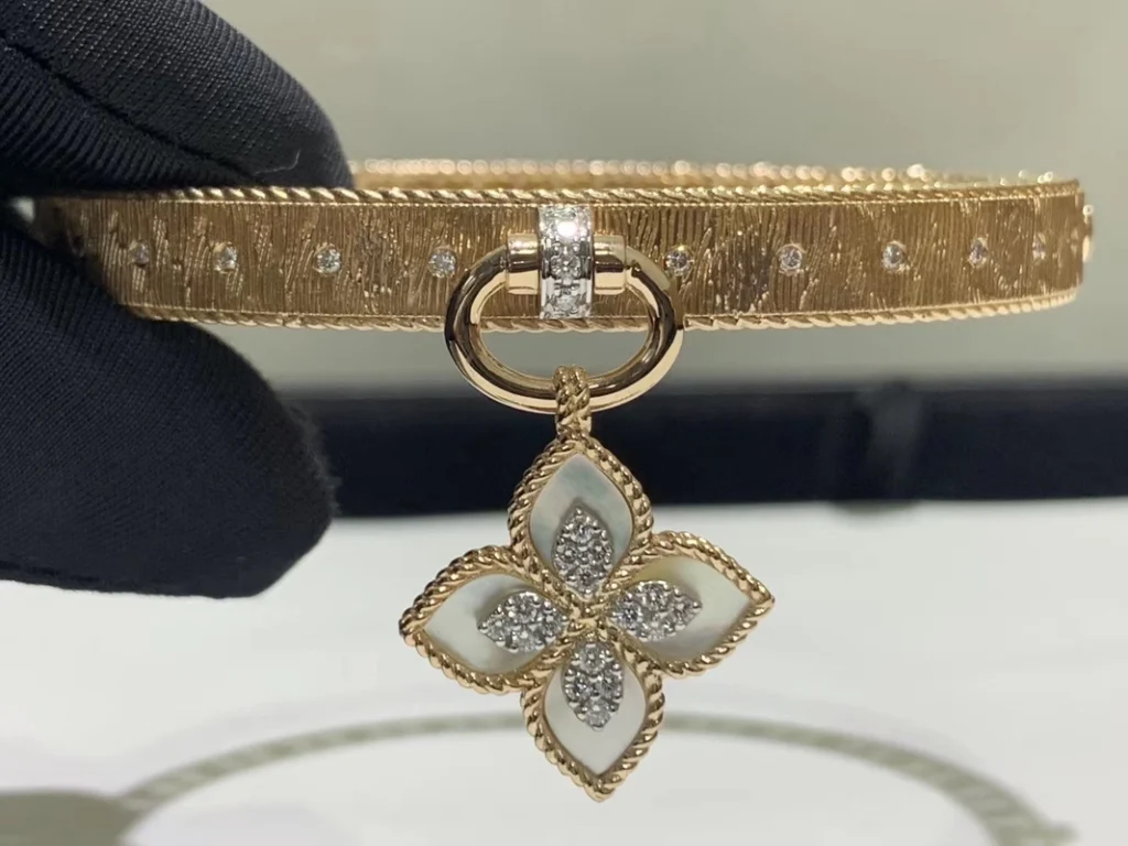 Roberto Coin Womens Bracelet Custom 18K Gold Diamond (2)