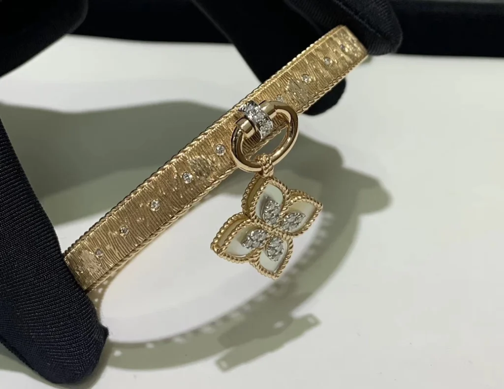 Roberto Coin Womens Bracelet Custom 18K Gold Diamond (2)