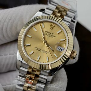 Rolex DateJust Gold Wrapped Yellow Champagne Dial GM Factory (2)