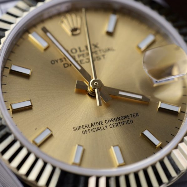 Rolex DateJust Gold Wrapped Yellow Champagne Dial GM Factory (2)