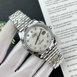 Rolex DateJust Mother Of Pearl Dial Best Replica Clean Factory 41mm (2)